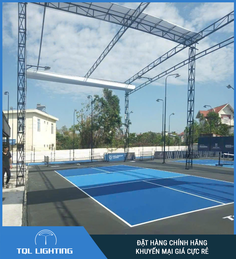 Cung cấp đèn sân Pickleball cho anh Thăng tại Kiến An, Hải Phòng